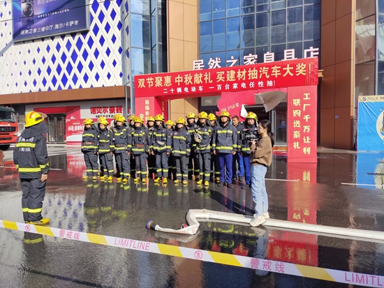 ​息县组织开展大型应急消防演练